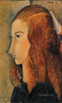 ジャンヌ・エビュテルヌの肖像画 1918年 アメデオ・モディリアーニ Oil Paintings